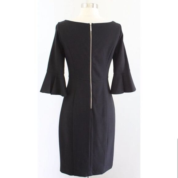 White House Black Market Black 3/4 Sleeve Body
Perfecting Ruffle Sheath Dress 10 - Picture 4 of 7
